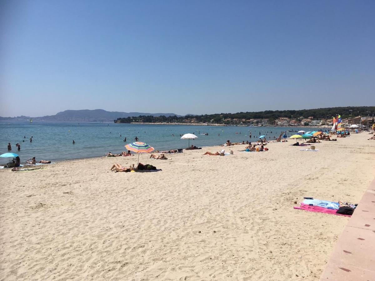 Apartament Les Palmiers Saint-Cyr-sur-Mer Zewnętrze zdjęcie