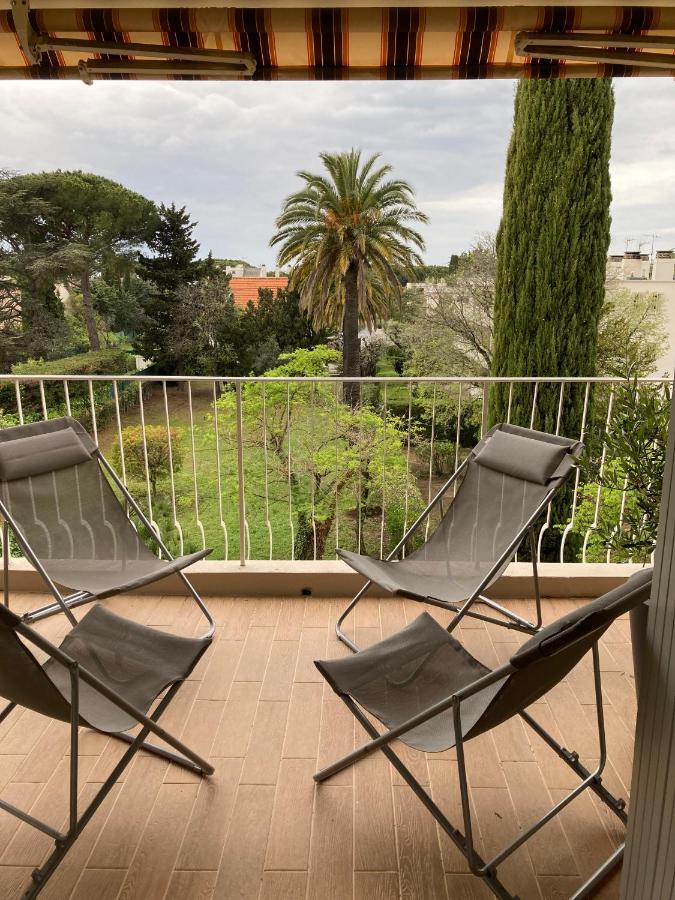Apartament Les Palmiers Saint-Cyr-sur-Mer Zewnętrze zdjęcie