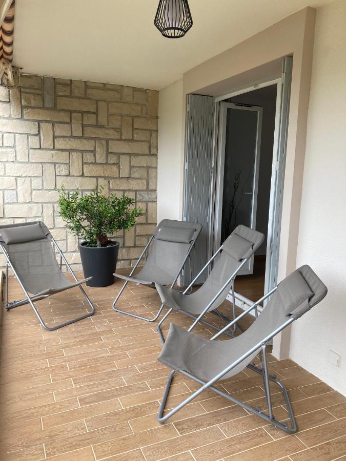 Apartament Les Palmiers Saint-Cyr-sur-Mer Zewnętrze zdjęcie