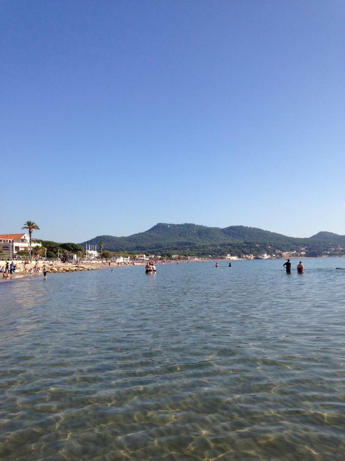 Apartament Les Palmiers Saint-Cyr-sur-Mer Zewnętrze zdjęcie